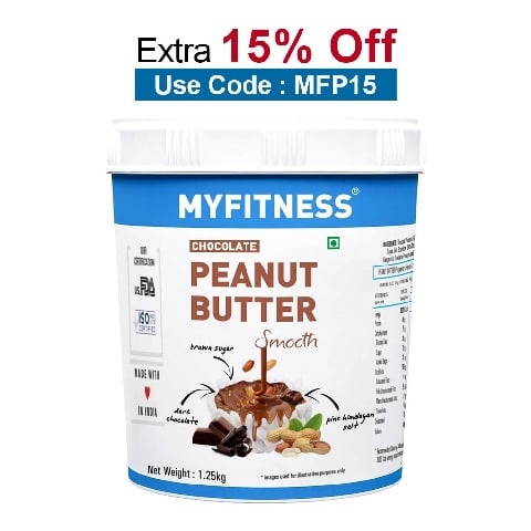 Myfitness by brnd.me Chocolate Peanut Butter,  1.2 kg  Smooth 