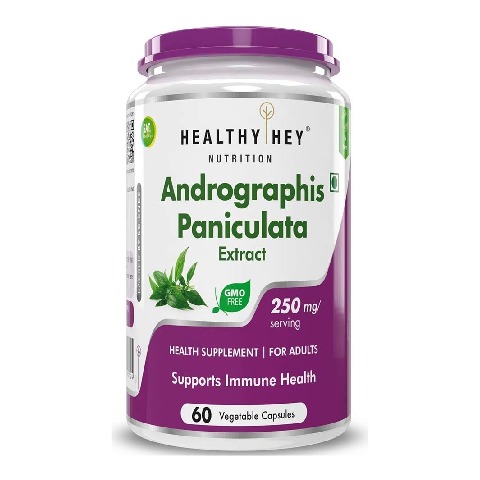 1 - HealthyHey Nutrition Andrographis Paniculata Extract, 60 veggie capsule(s)