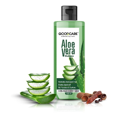 1 - Goodcare Aloe Vera Shampoo, 200 ml for All Hair Types