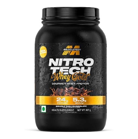 1 - MuscleTech Nitrotech Whey Gold, 1.99 lb Double Rich Chocolate