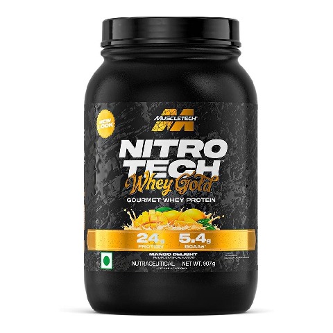1 - MuscleTech Nitrotech Whey Gold, 1.99 lb Mango Delight