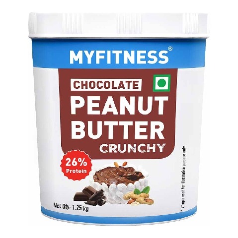 1 - Myfitness by brnd.me Chocolate Peanut Butter,  1.25 kg  Crunchy 