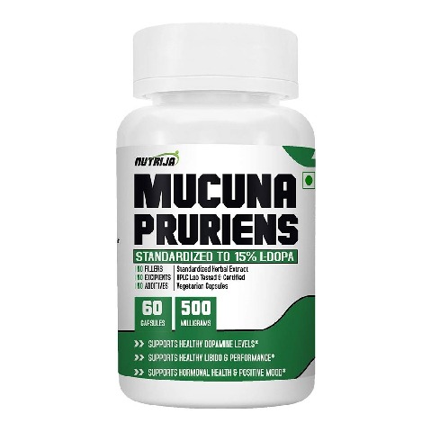 1 - NutriJa Mucuna Pruriens Extract 500mg,  60 capsules 