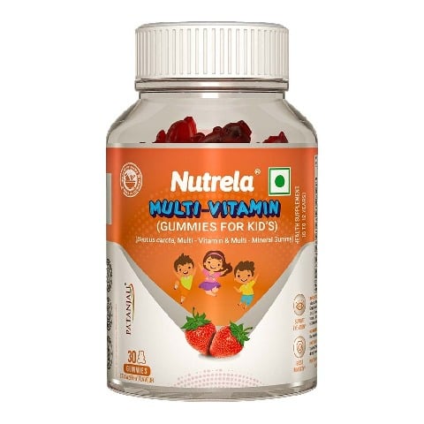 1 - Nutrela Multi-Vitamin,  30 gummies  Strawberry 