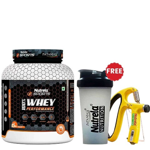 Nutrela Sports Patanjali 100% Whey Performance,  4.4 lb  Malai Kulfi 