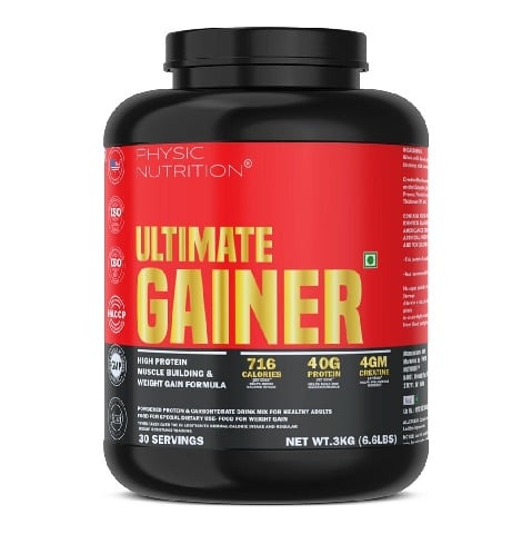 1 - Physic Nutrition Ultimate Gainer, 6.6 lb Vanilla