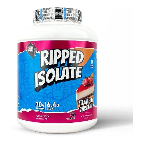 1 - Gibbon Nutrition Ripped Isolate, 4.4 lb Strawberry Cheese Cake