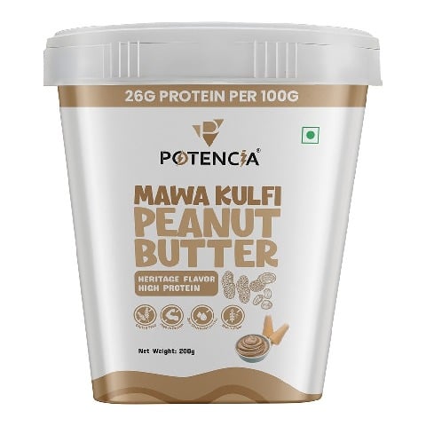 1 - Potencia Mawa Kulfi Peanut Butter,  200 g  Heritage Flavour High Protein 