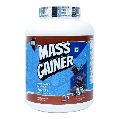 1 - Gibbon Nutrition Mass Gainer,  6.6 lb  Swiss Chocolate 