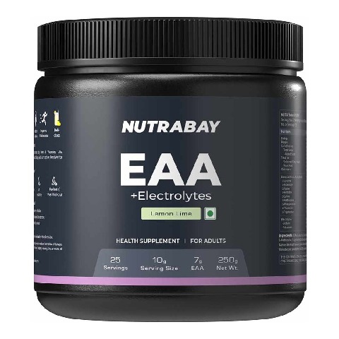 1 - Nutrabay Pro EAA+ Electrolytes,  Lemon Lime  0.55 lb  25 Servings 