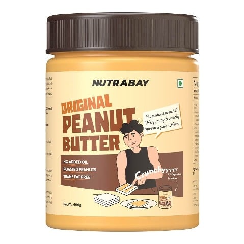 1 - Nutrabay Foods Original Peanut Butter,  400 g  Crunchy 