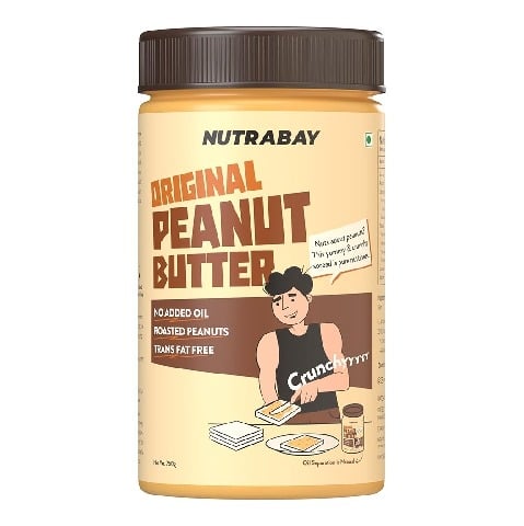 1 - Nutrabay Foods Original Peanut Butter,  750 g  Crunchy 