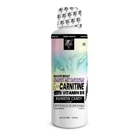 1 - White Wolf L-Carnitine with Vitamin B5, 450 ml Rainbow Candy