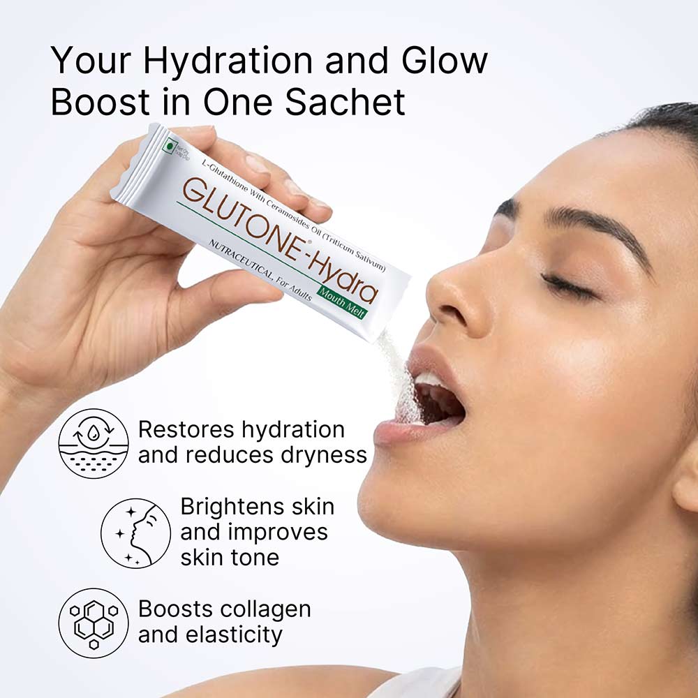 Hydra Mouth Melt L-Glutathione with Ceramosides at Best Price in India |  https://www.healthkart.com/