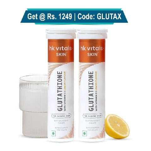 HealthKart HK Vitals Glutathione Effervescent, Lemon 30 tablet(s)
