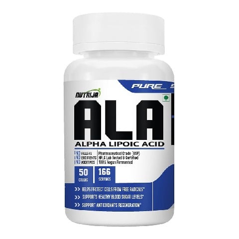 1 - NutriJa ALA (Alpha Lipoic Acid) 300mg,  50 g 