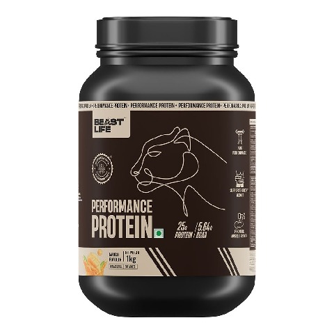 1 - BeastLife Performance Protein,  2.2 lb  Mango 