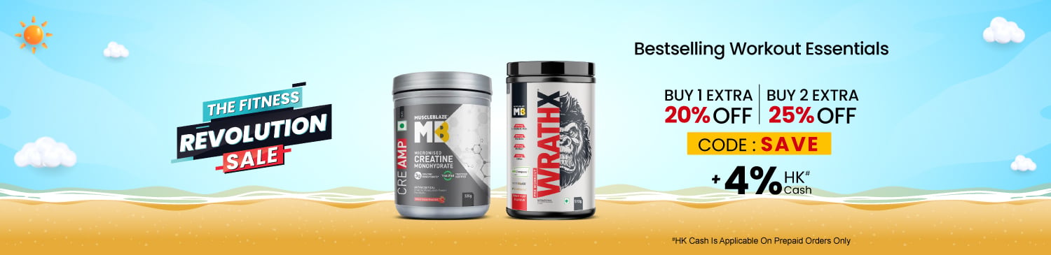 Workout Essentials Range | Buy 1 Get 20% Off and Buy 2 Get 25% Off | SAVE | 4% HK Cash