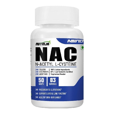 1 - NutriJa N-Acetyl L-Cysteine (NAC) 600mg, 50 g