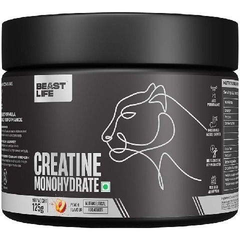 1 - BeastLife Creatine Monohydrate, Peach 0.27 lb