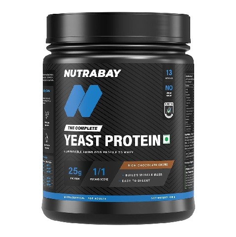 1 - Nutrabay Yeast Protein,  1.1 lb  Rich Chocolate Creme 