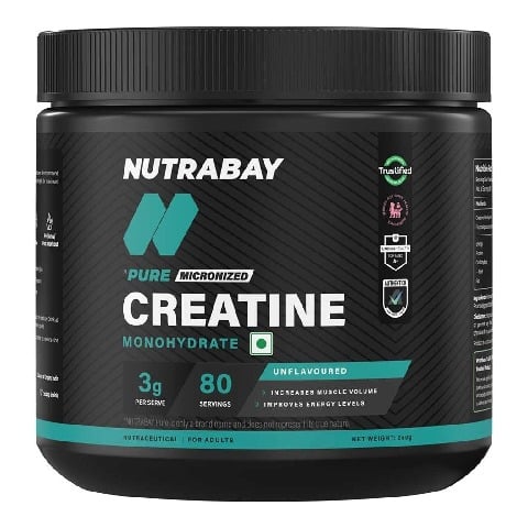 1 - Nutrabay Pure Creatine Monohydrate Amino Acid, Unflavoured 0.55 lb
