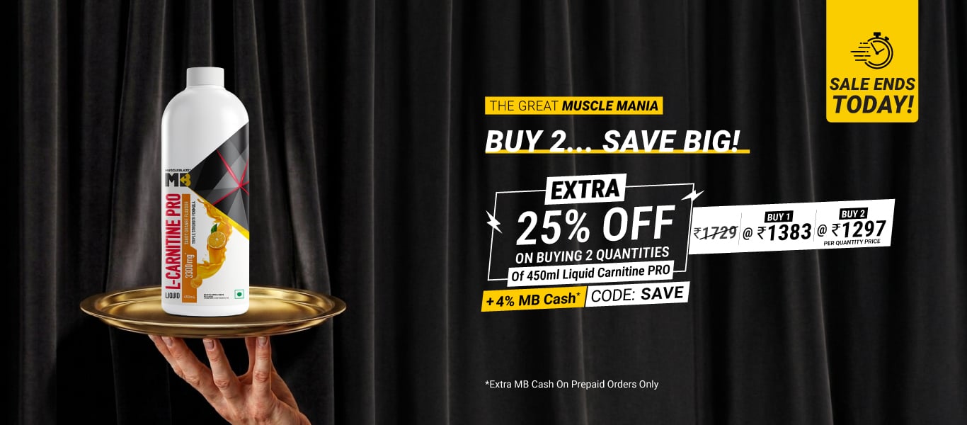 Sale Ends Today: 450ml Liquid Carnitine Pro - Buy 1 @ Extra 20% & Buy 2 @ Extra 25% Off W/Code: SAVE