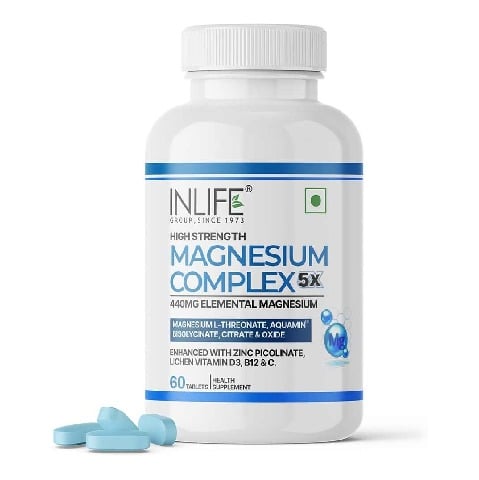 1 - INLIFE Magnesium Complex 5x 2000mg, Unflavoured 60 tablet(s)