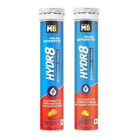 MB Fuel One Sports Hydr8 40 tablets Zesty Orange and Lemon Combo
