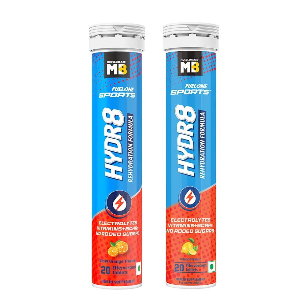 MB Fuel One Sports Hydr8 40 tablets Zesty Orange and Lemon Combo-image-4