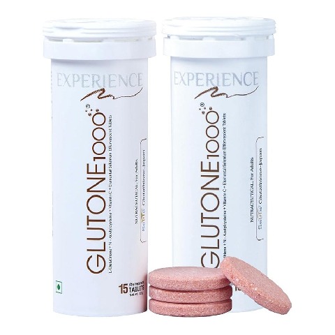1 - Glutone 1000 Setria Glutathione Effervescent,  Unflavoured (Pack of 2)  15 tablet(s) 