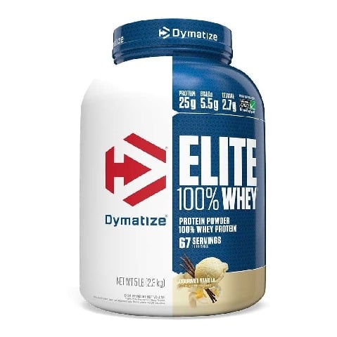 1 - Dymatize Elite Whey Protein, 5 lb Gourmet Vanilla