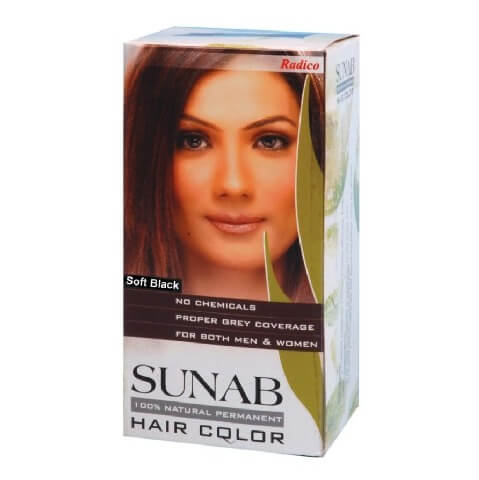 Radico Soft Black Natural Hair Colour,  Soft Black  60 g 