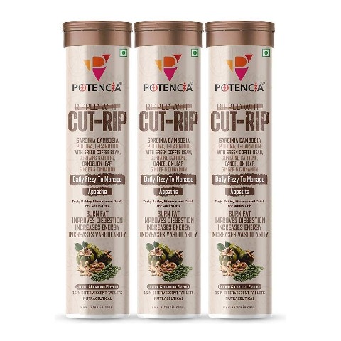 1 - Potencia Cut-Rip Effervescent Lemon Cinnamon,  45 tablet(s) 