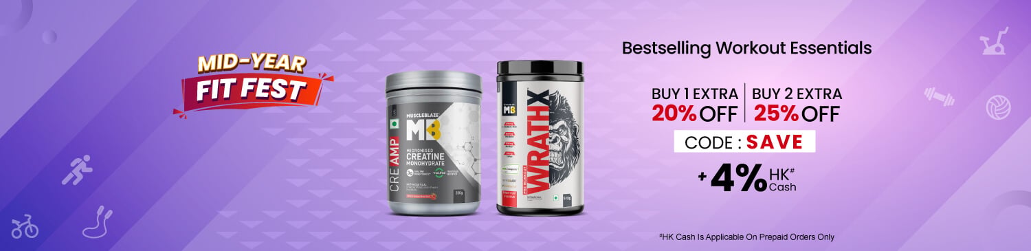 Workout Essentials Range | Buy 1 Get 20% Off and Buy 2 Get 25% Off | SAVE | 4% HK Cash