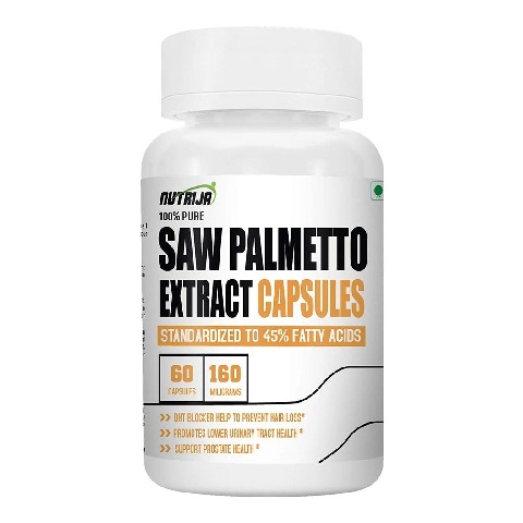 1 - NutriJa Saw Palmetto Extract 160mg,  60 capsules 