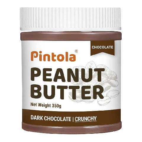 1 - Pintola Dark Chocolate Peanut Butter,  0.350 kg  Crunchy 