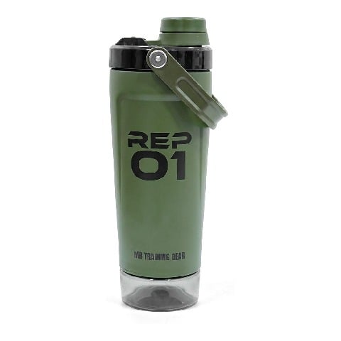 2 - MuscleBlaze ARC Steel shaker series,  Combat Olive  600 ml 