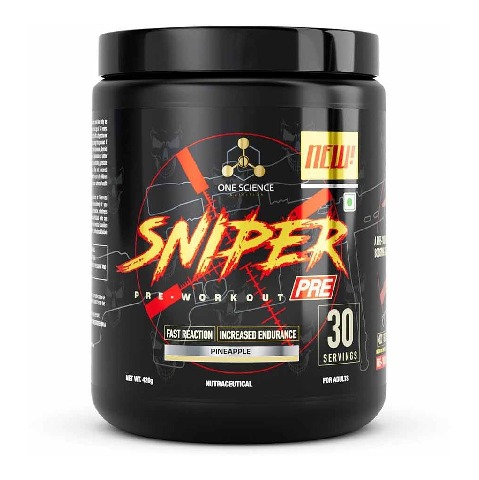 1 - One Science Sniper Pre Workout,  0.93 lb  Pineapple 