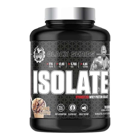 Dexter Jackson Black Series Isolate Hydrolized Whey Protein, 5 lb Cafe Latte