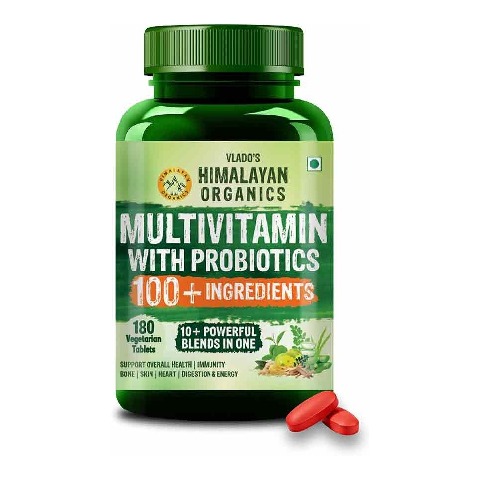 1 - Vlado's Himalayan Organics Multivitamin with Probiotics,  180 tablet(s)  Natural 