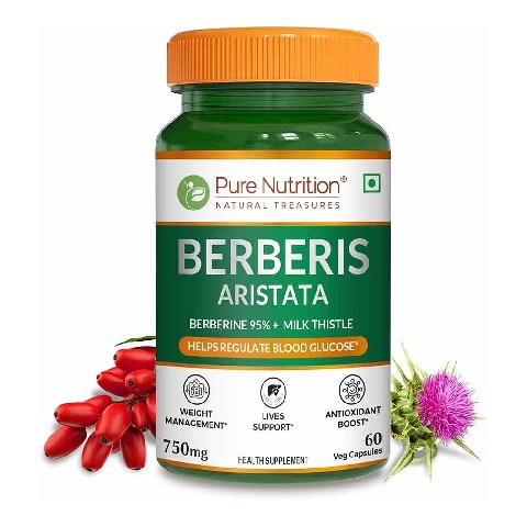 1 - Pure Nutrition Berberis Aristata, 60 veggie capsule(s)