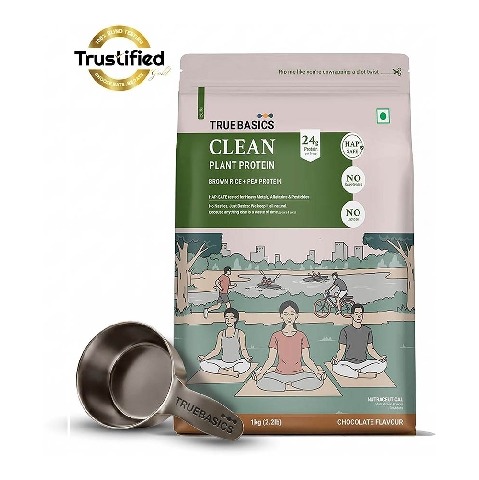 TrueBasics Clean Plant Protein,  2.2 lb  Chocolate 