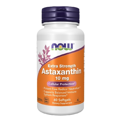 1 - Now Extra Strength Astaxanthin 10 mg,  60 softgels 