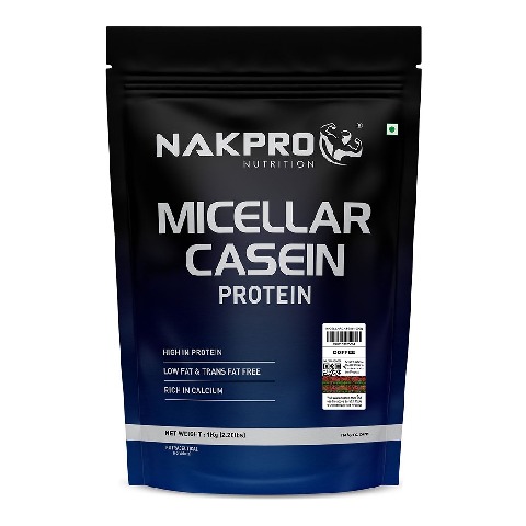 1 - Nakpro Micellar Casein Protein,  2.2 lb  Coffee 
