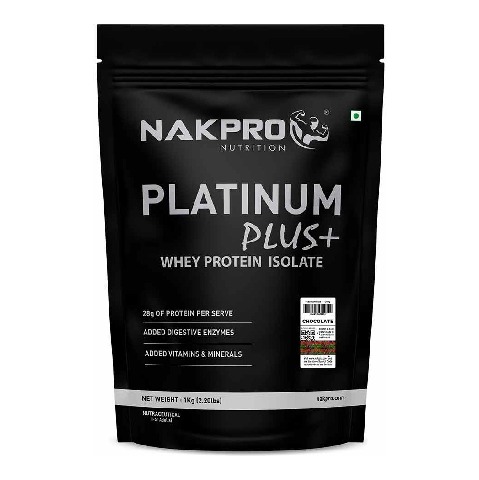 1 - Nakpro Platinum Plus+ Whey Protein Isolate, 2.2 lb Malai Kulfi