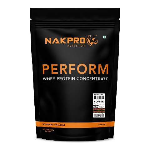 1 - Nakpro Perform Whey Protein Concentrate, 2.2 lb Coffee