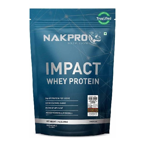1 - Nakpro Impact Whey Protein, 2.2 lb Cookies & Cream (Pack of 2)