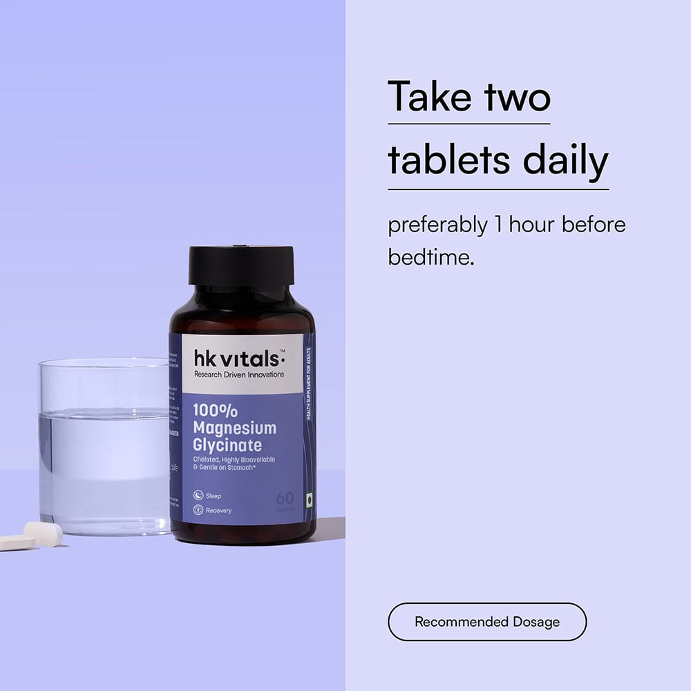 9 - HK Vitals 100% Magnesium Glycinate,  60 tablet(s)