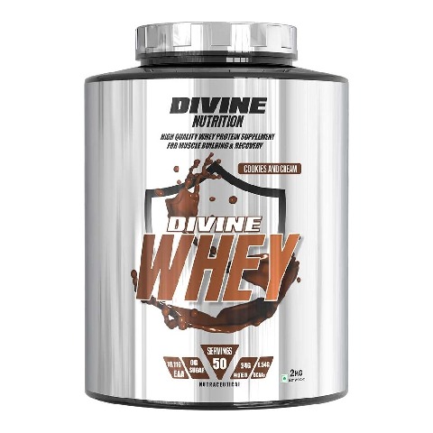 1 - Divine Nutrition Divine Whey, 4.4 lb Cookies And Cream